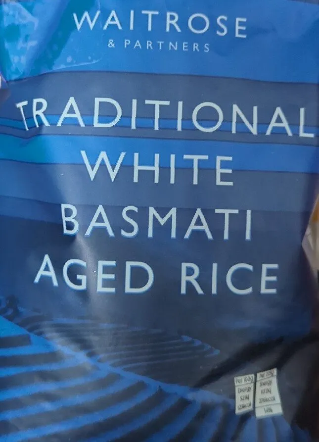 Traditional White Basmati Aged Rice