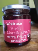waitrose vivid morello cherry extra fruity preserve