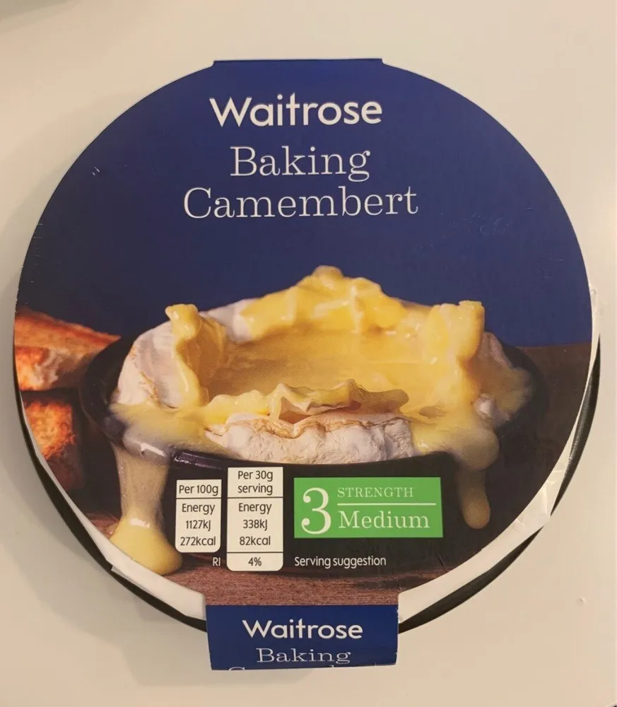 Baking camembert