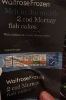 Cod mornay fish cakes