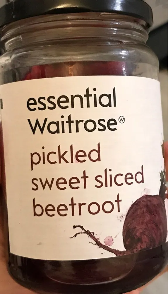 Pickled sweet sliced beetrot