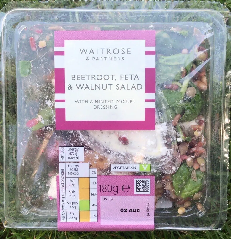 Beetroot, feta & walnut salad