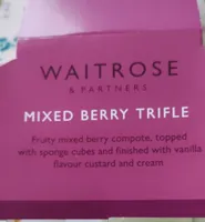 Mixed berry trifle