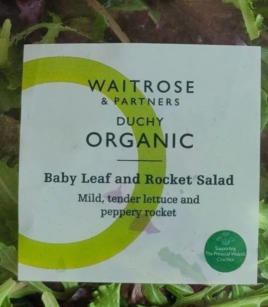 Baby leaf and rocket salad