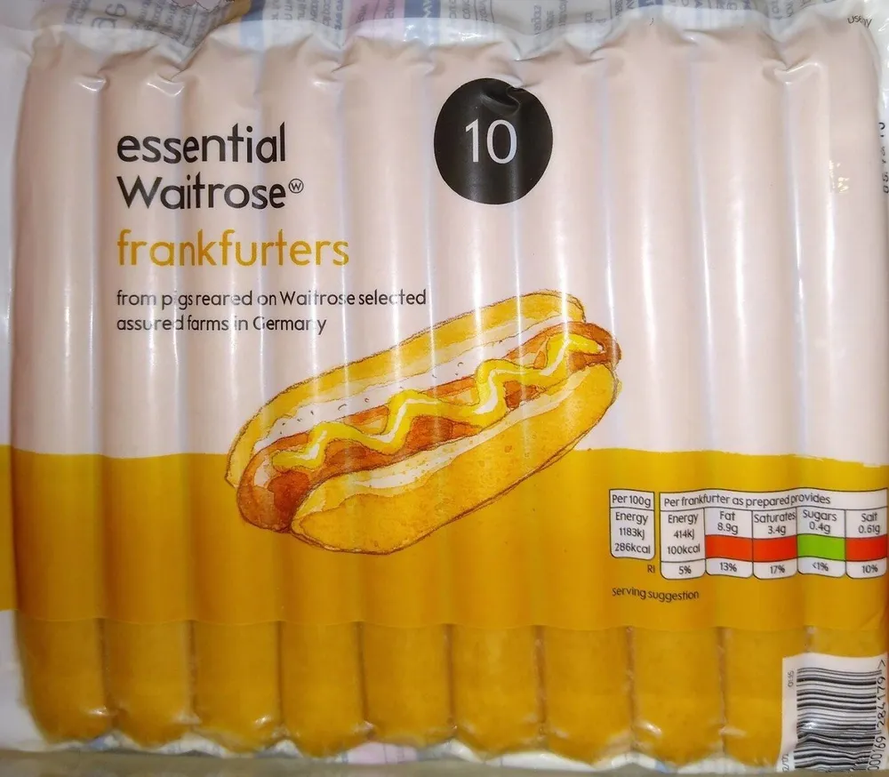Essential Waitrose Frankfurters