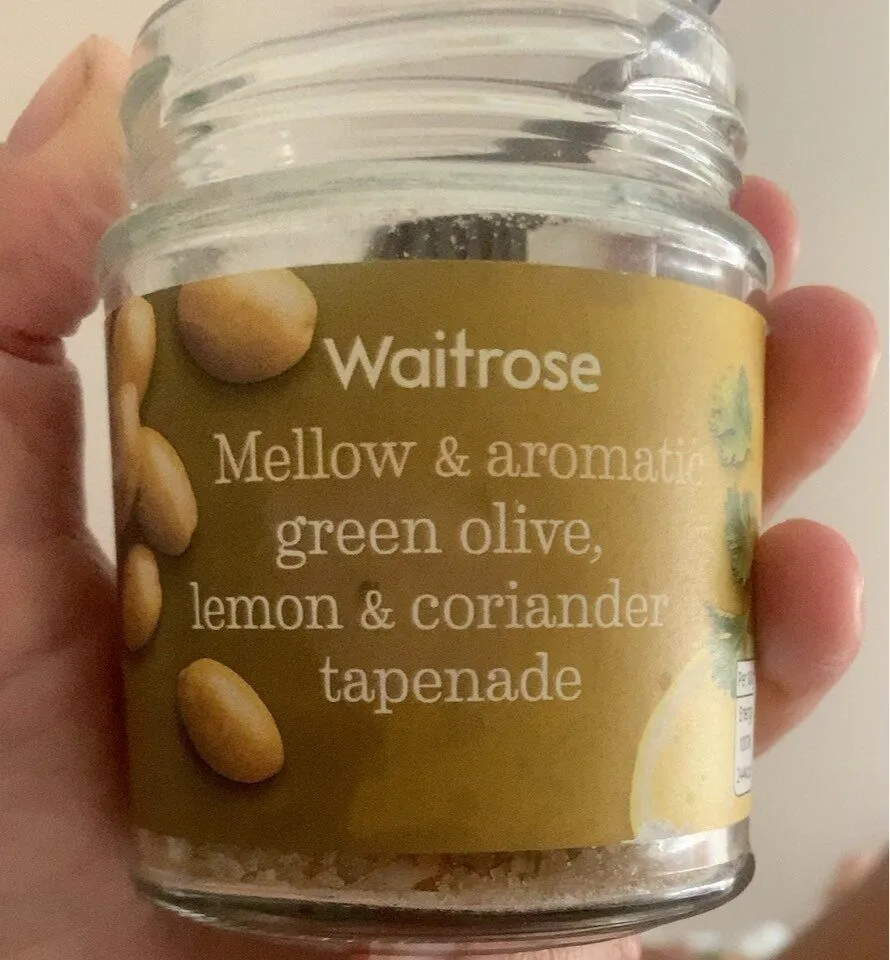Mellow & aromatic green olive, lemon & coriander tapenade