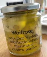 Succulent Violetta baby artichokes