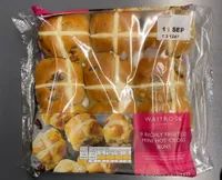 9 Richly Fruited Mini Hot Cross Buns