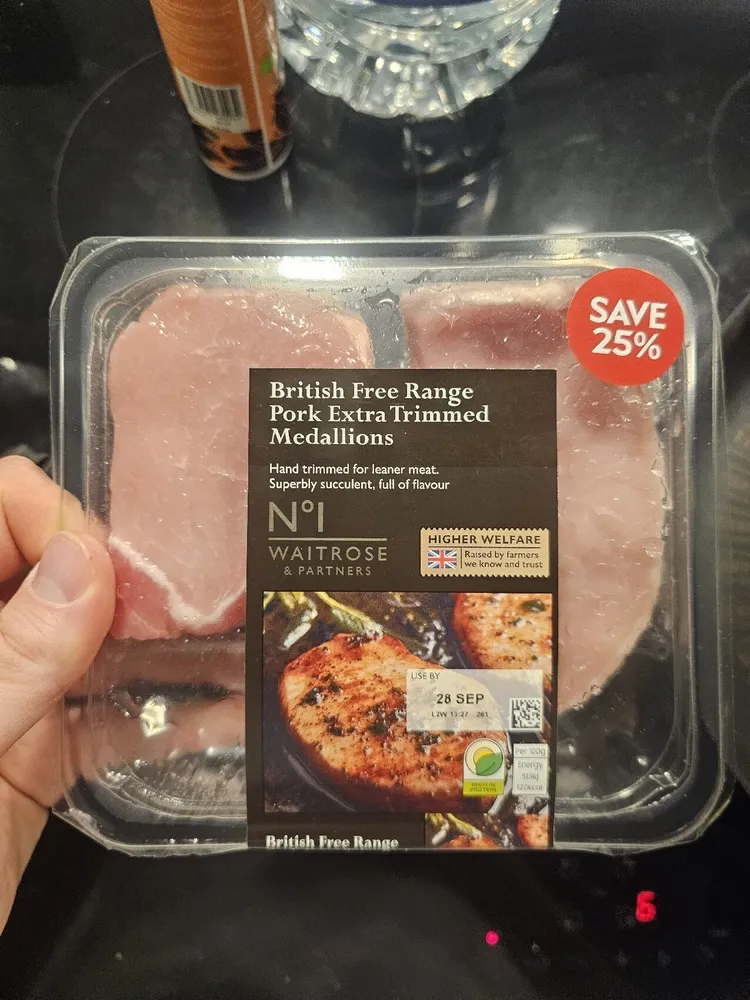 free range pork medallions