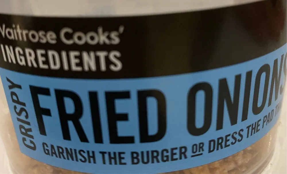 Crispy fried onions