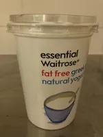 Fat free greek natural yogurt
