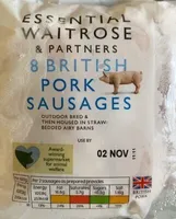 British pork sausages