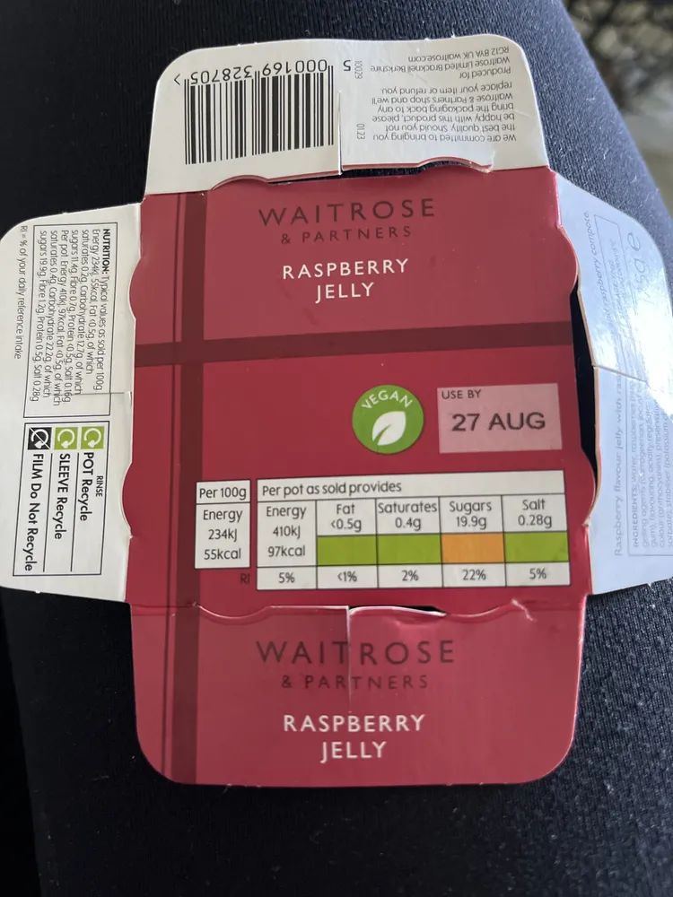 raspberry jelly