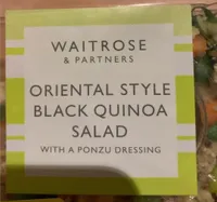 Oriental style Black Quinoa Salad
