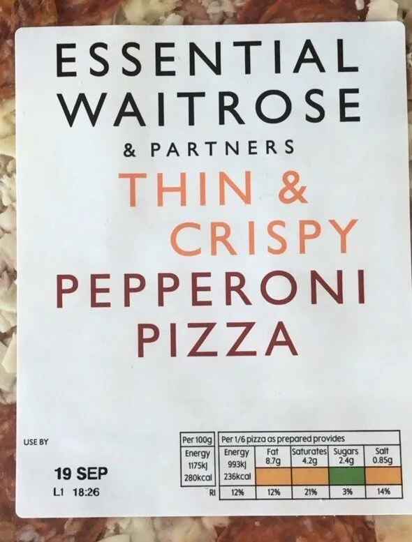 Peperoni pizza