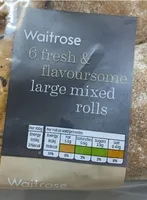 Large mixed rolls flavoursome