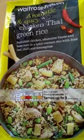 Aromatic & spicy chicken Thai Green rice