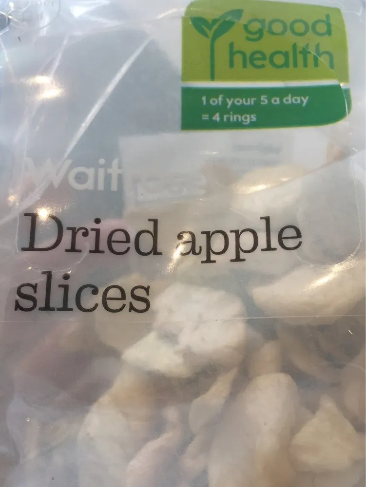 Dried apple slices