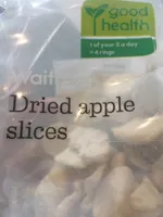 Dried apple slices
