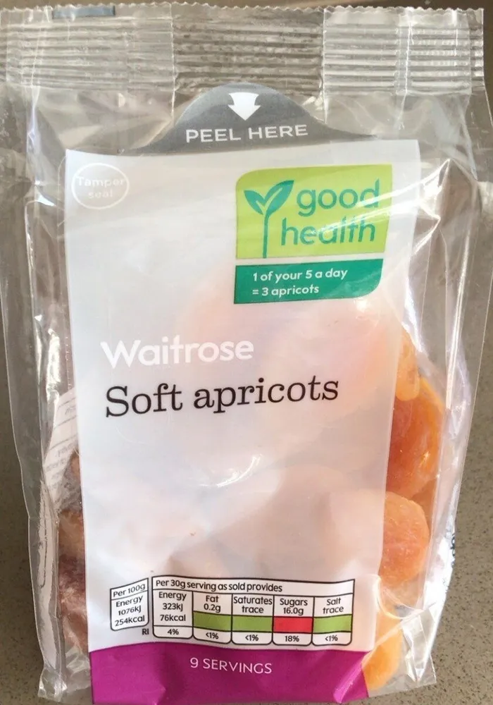 Soft apricots