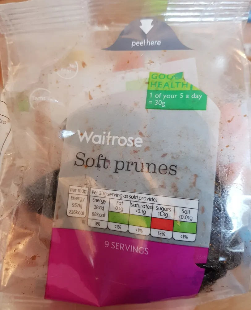 Soft prunes