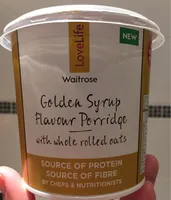 Waitrose Lovelife Golden Syrup Flavour Porridge
