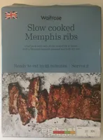 Slow cooked Memphis ribs