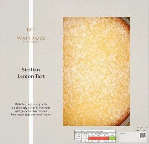 Waitrose No1 Sicilian Lemon Tart