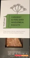 Caraway & fice seed wholemeal biscuit