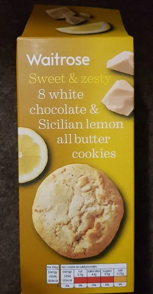 Sweat & Zesty 8 white chocolate & Sicilian lemon