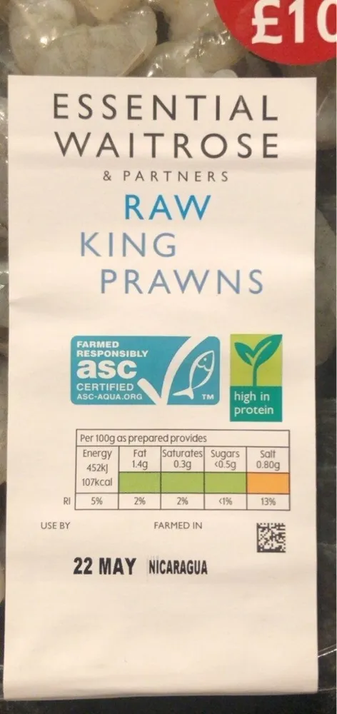 Raw King Prawns