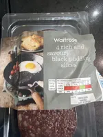 Black pudding slices