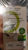Cooked king prawns
