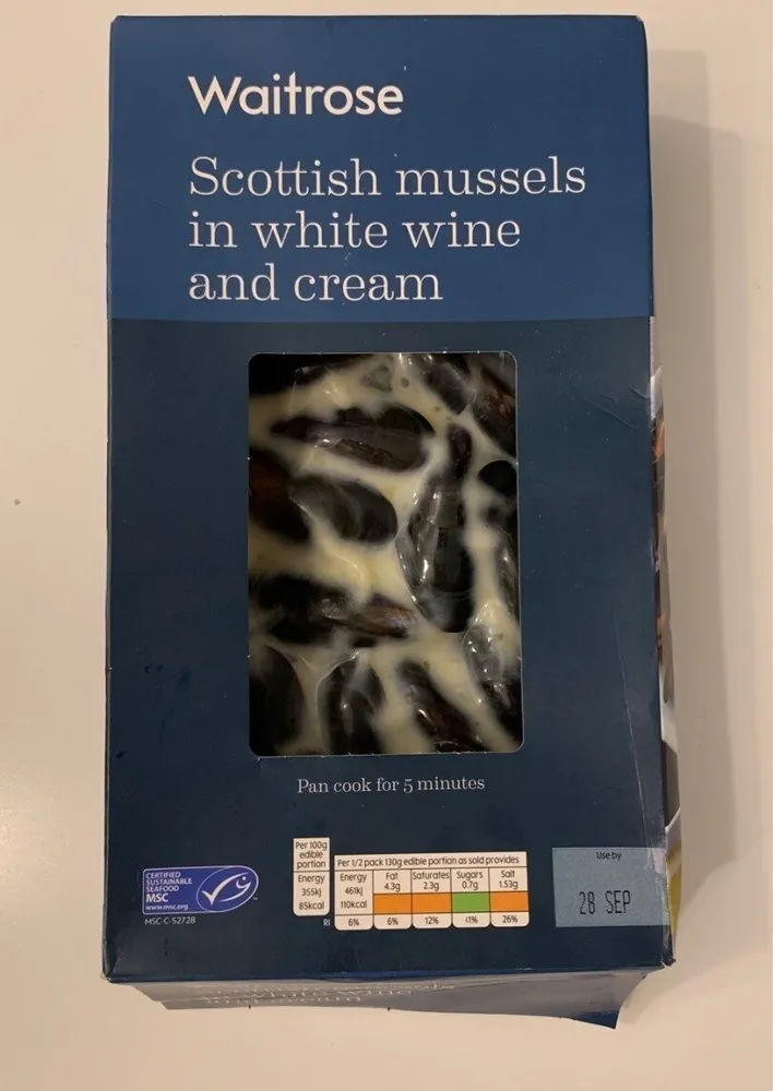 Scottish mussels