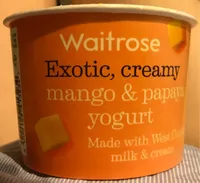 Mango & Papaya yogurt
