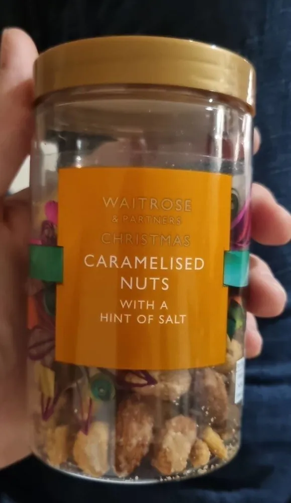 caramelised nuts with a hint of salt