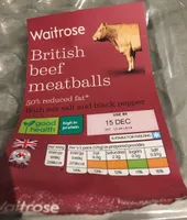 British beef meatballs