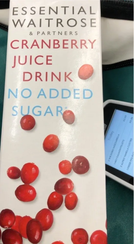 Cranberry juice drink