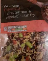 Rice, quinoa and vegetable stir fry