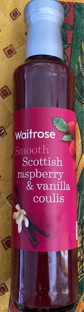 Smooth Scottish raspberry & vanilla coulis