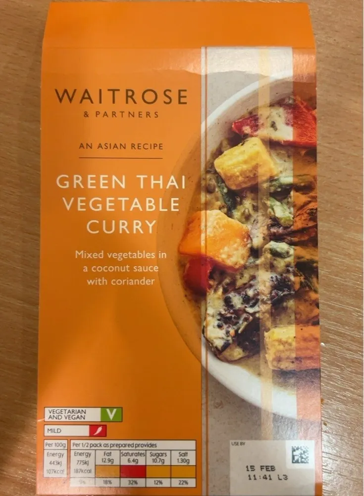Green Thai Vegetable Curry