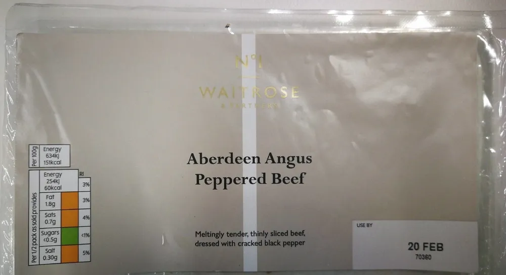 Aberdeen Angus Peppered Beef