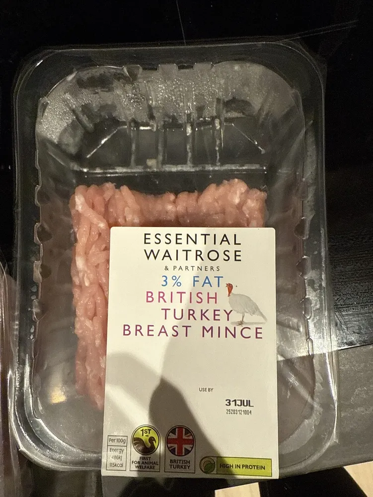 3% Aft British Turkey Breast Mince
