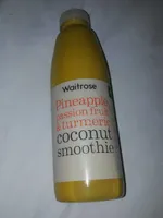 Pineapple, passion fruit&turmeric, coconut smoothie
