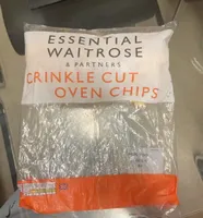 Crinkle cut oven chips