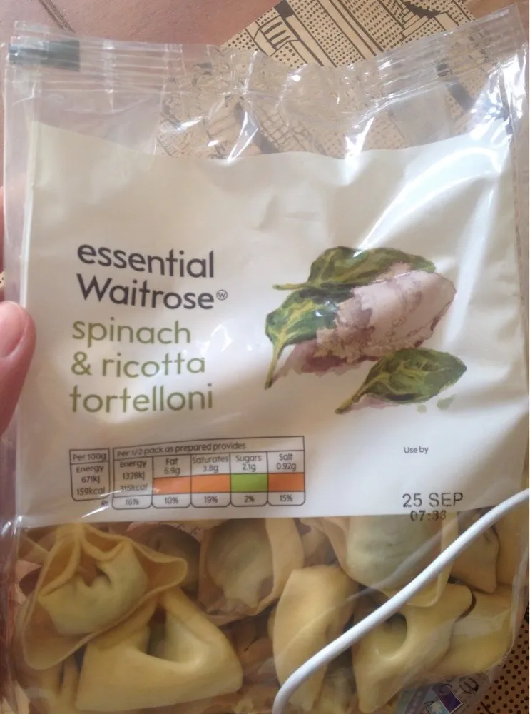 Spinach & ricotta tortelloni