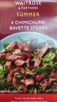 4 Chimichurri Bavette Steaks