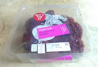 Beetroot, feta falafels