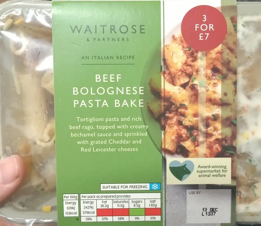 Beef Bolognese Pasta Bake