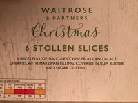 Stollen slices